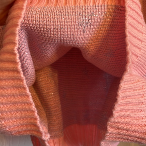 Vintage Pink and Silver Holiday Botanical Motif Crewneck - Picture 6 of 8